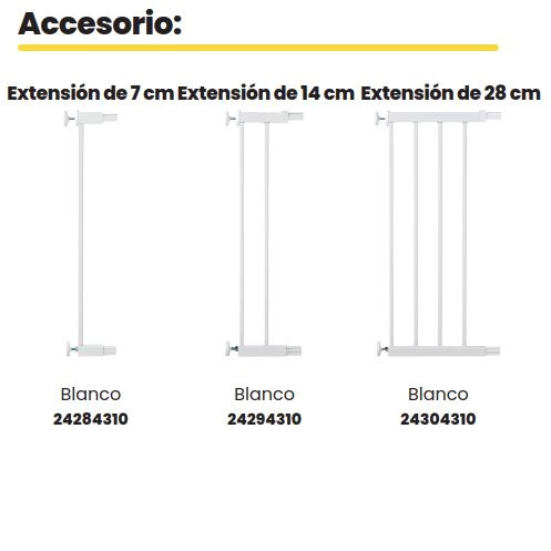 102923-EXTENSION 7 CM. BLANCA FLAT - AUTO CLOSE - EASY - ESSEN(6-0)-0