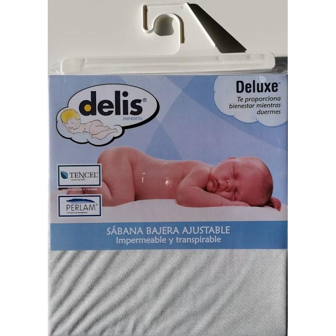 62358-SABANA TENCEL DELUXE 50 X 80 BLANCO MINICUNA(37-8)-0